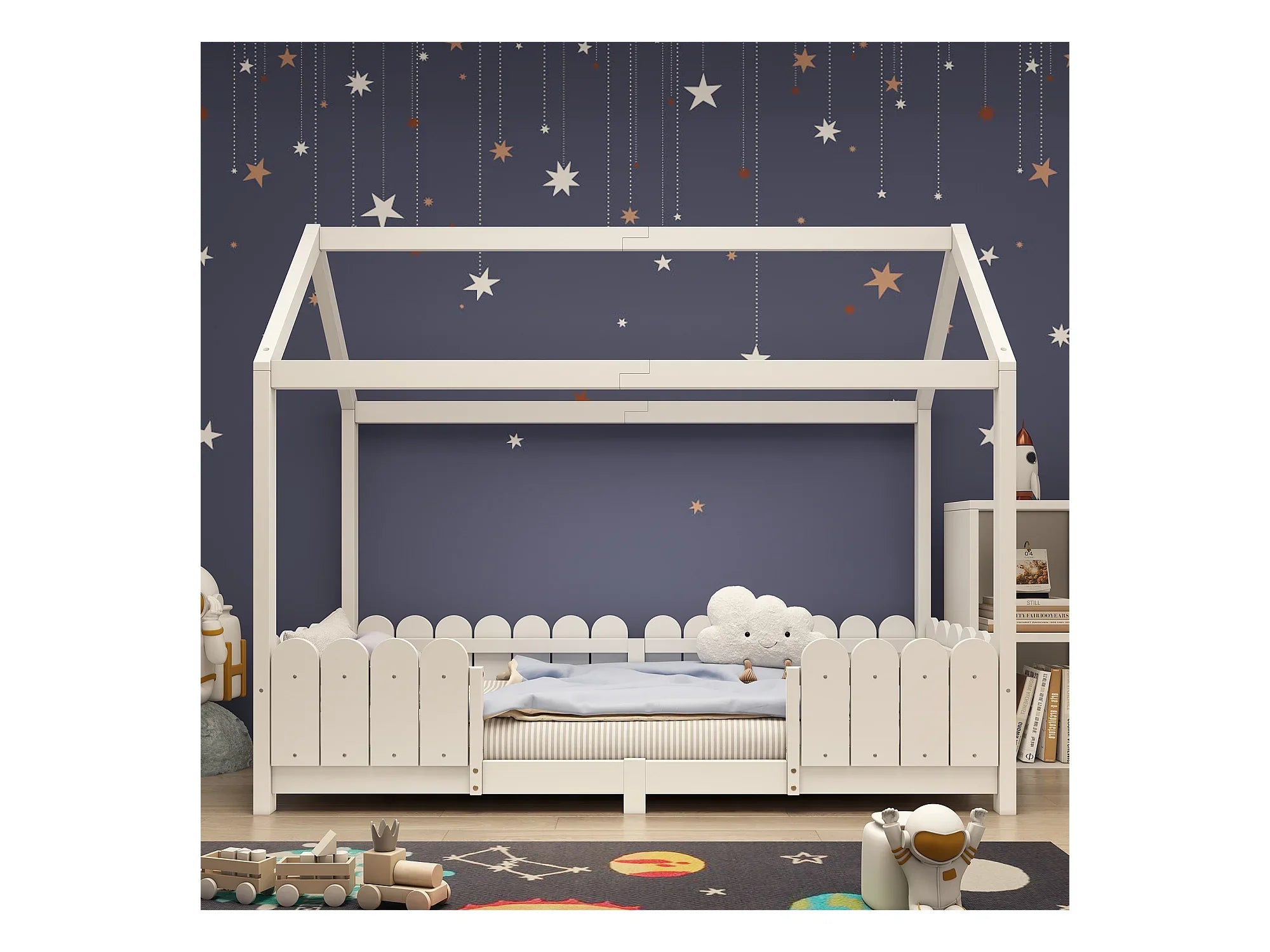 Lit cabane enfant 90x200cm